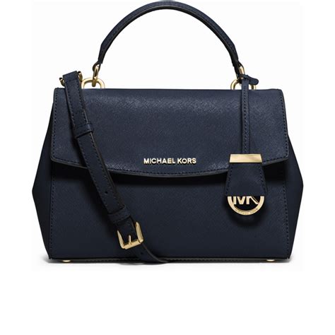 michael kors navy satchel|michael kors manhattan satchel.